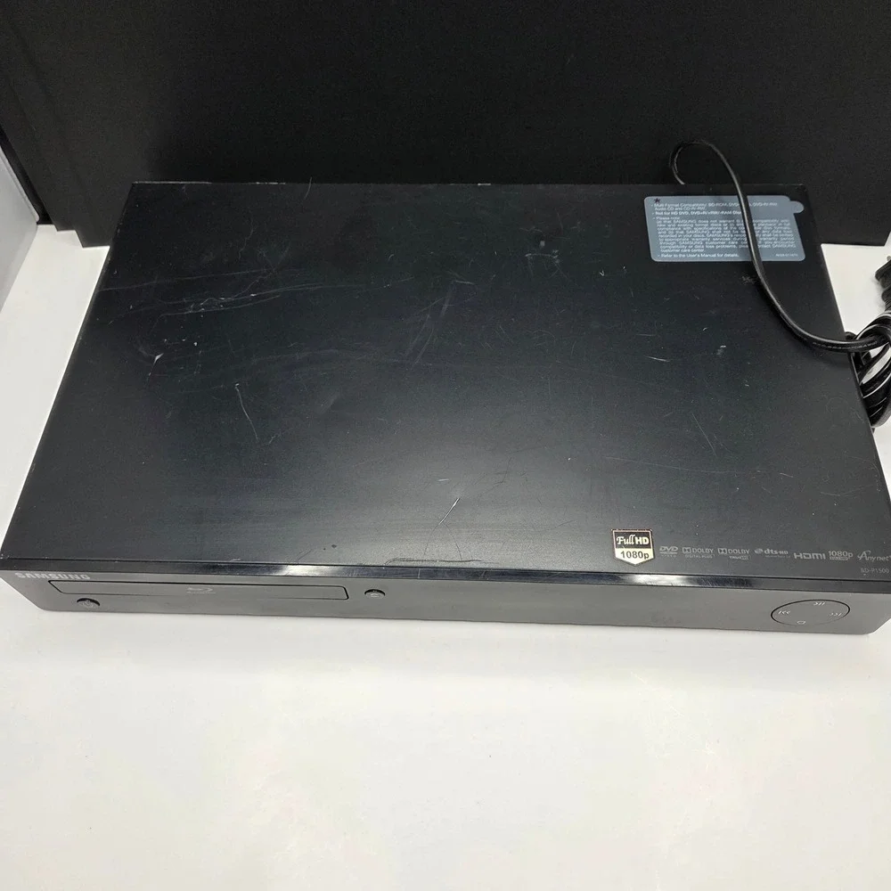 Samsung Blu-ray Disc Player BD-P1500 1080p Black HDMI Dolby Digital DVD